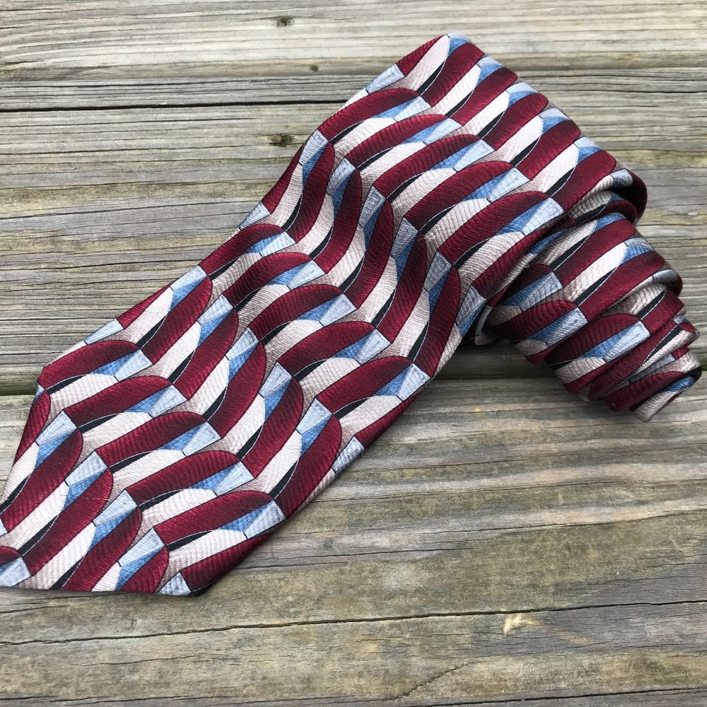 Viscount Men Tie 100% Silk Classic Length Neck Tie